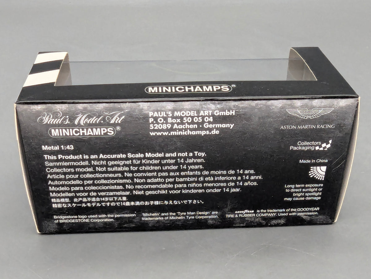 Modellautos 1:43 Minichamps Aston Martin DBRS9 Nürburgring 2008 #6 OVP