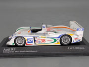 Modellautos 1:43 Minichamps Audi R8 12h Sebring 2003 #38 mit OVP