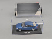 Modellautos 1:43 Minichamps Audi A4 3.2 Quattro Aruba Blau Metallic mit Dealer OVP