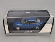 Modellautos 1:43 Minichamps Audi A4 3.2 Quattro Aruba Blau Metallic mit Dealer OVP