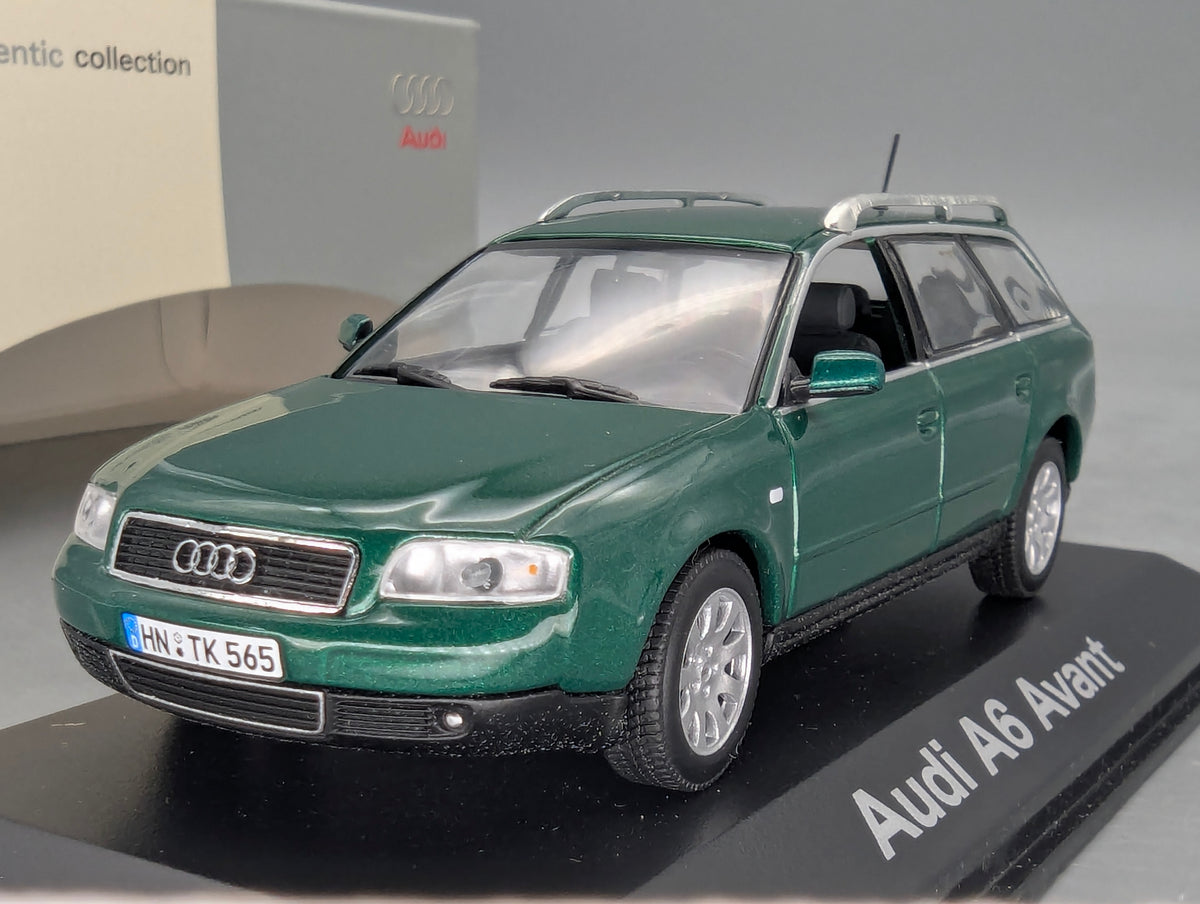 Modellautos 1:43 Minichamps Audi A6 3.0 Avant Grün Met. mit Dealer OVP