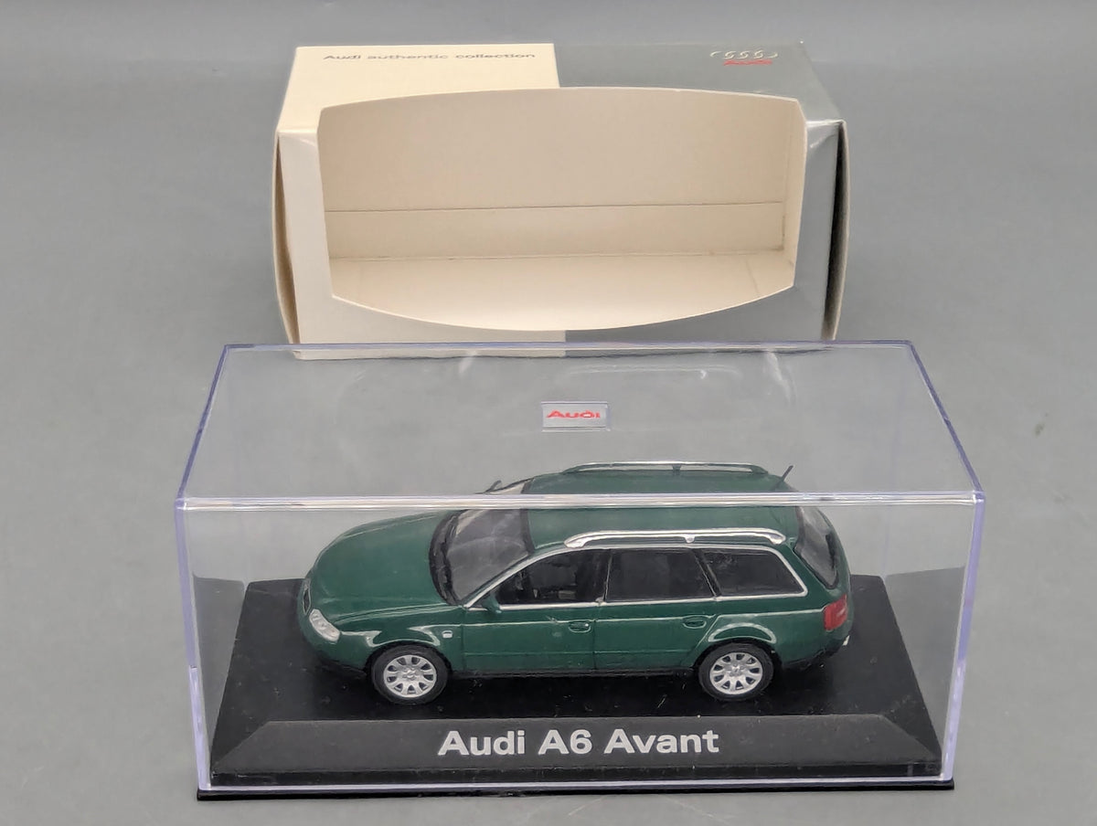 Modellautos 1:43 Minichamps Audi A6 3.0 Avant Grün Met. mit Dealer OVP
