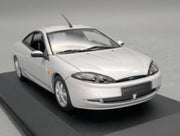 Modellautos 1:43 Minichamps Ford Cougar Silber mit Dealer OVP