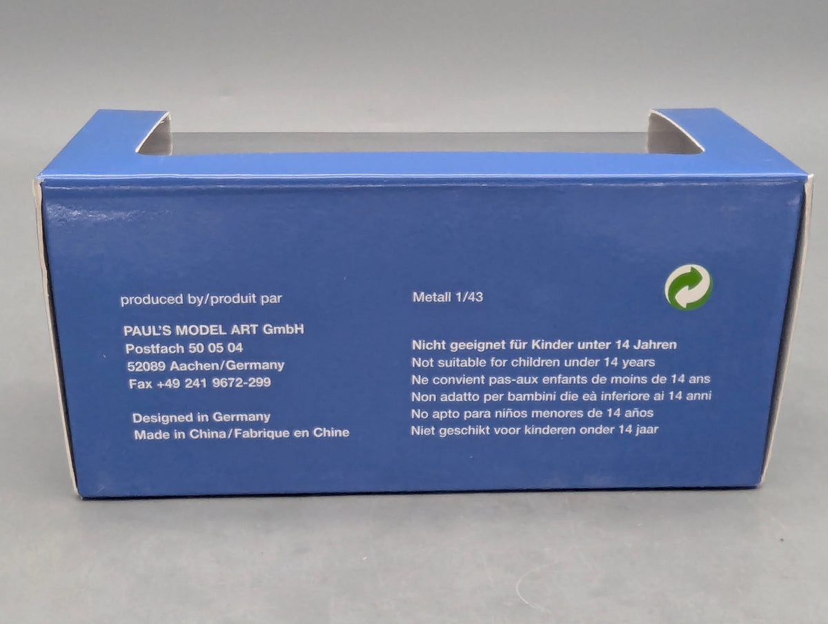 Modellautos 1:43 Minichamps Ford Cougar Silber mit Dealer OVP