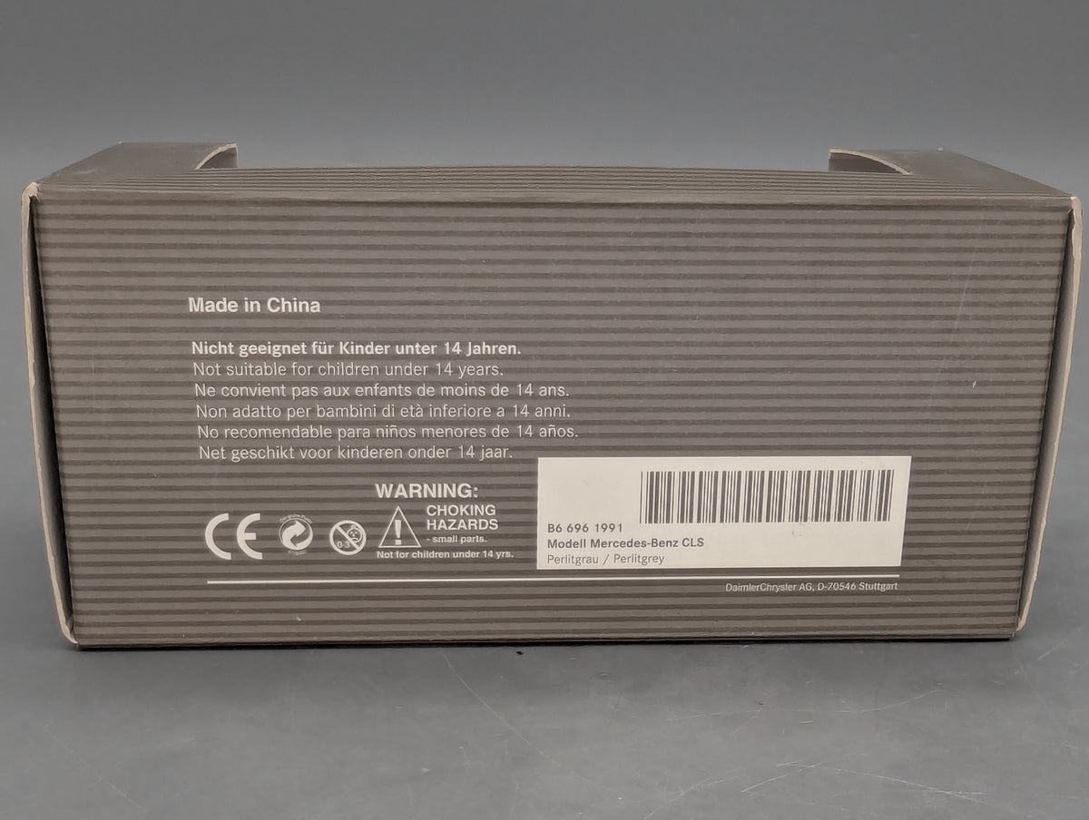 Modellautos 1:43 Minichamps Mercedes-Benz CLS-Klasse Perlitgrau Metallic mit Dealer OVP