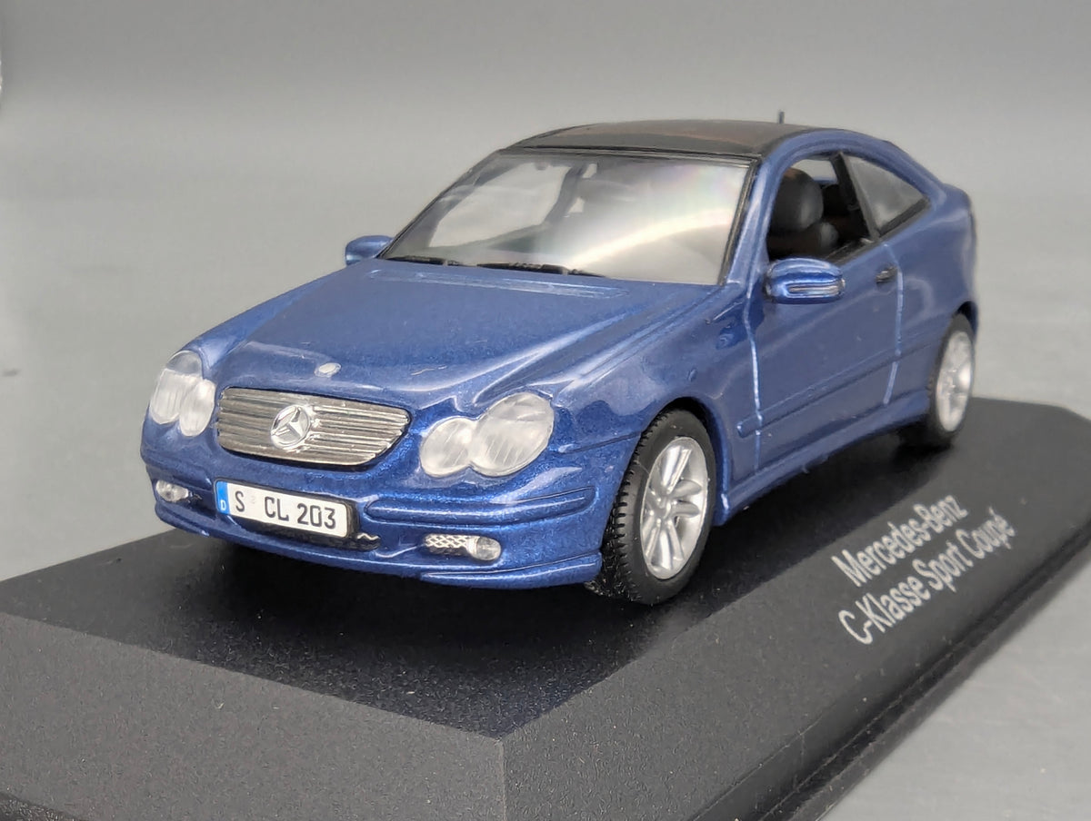 Modellautos 1:43 Minichamps Mercedes-Benz C-Klasse Sport Coupe mit Dealer OVP