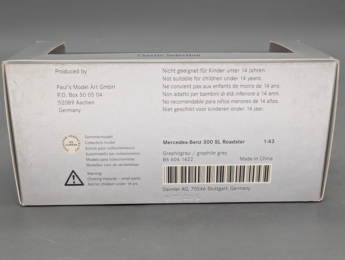 Modellautos 1:43 Minichamps Mercedes-Benz 300 SL Roadster mit Dealer OVP