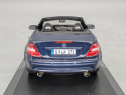 Modellautos 1:43 Minichamps Mercedes-Benz SLK-Klasse Benetoitblau mit Dealer OVP