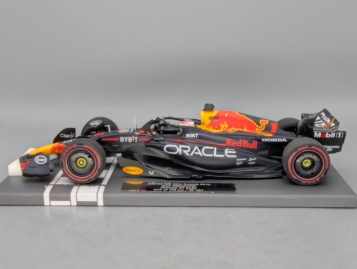 Modellautos 1:43 Minichamps Red Bull RB19 WINNER Spanish GP 2023 Verstappen OVP
