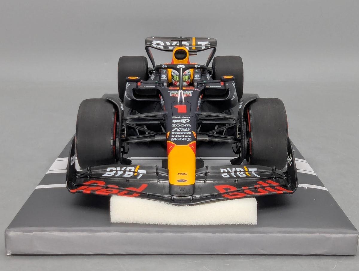 Modellautos 1:43 Minichamps Red Bull RB19 WINNER Spanish GP 2023 Verstappen OVP