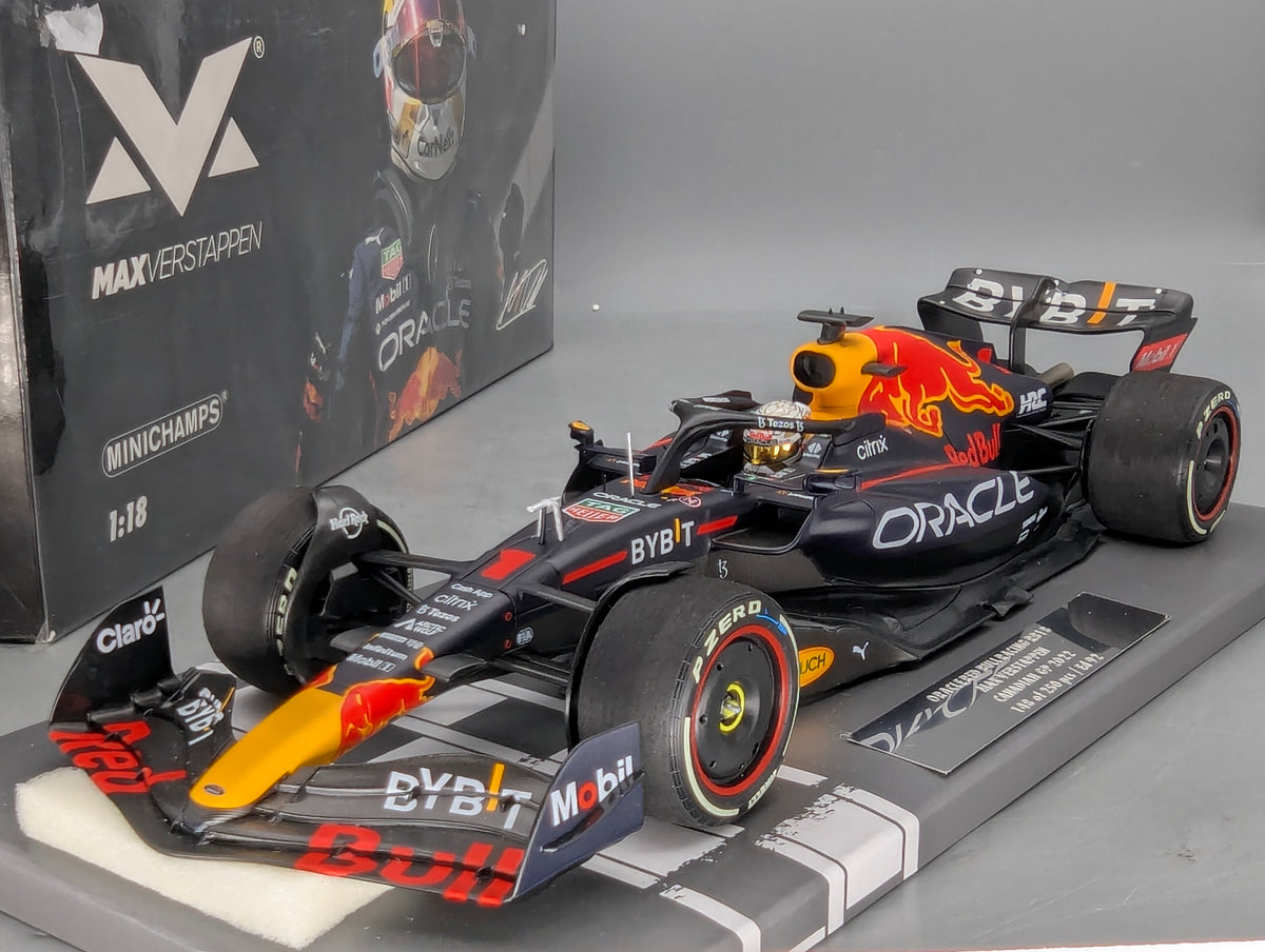 Modellautos 1:43 Minichamps Red Bull RB18 WINNER Canada GP 2022 Verstappen OVP