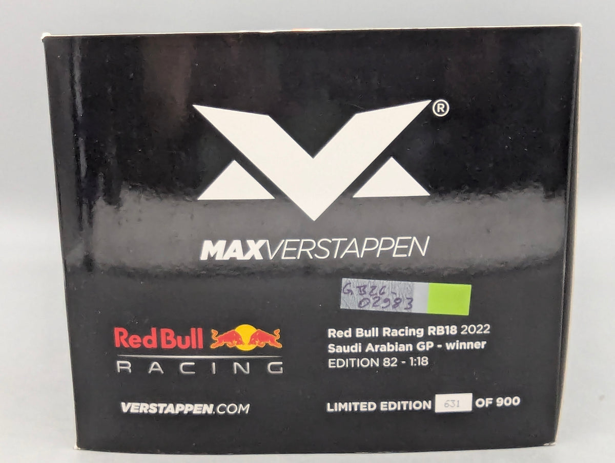 Modellautos 1:43 Minichamps Red Bull RB18 WINNER Saudi Arabia GP 2022 Verstappen OVP