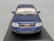 Modellautos 1:43 Minichamps Audi A6 Blau Metallic mit Dealer OVP