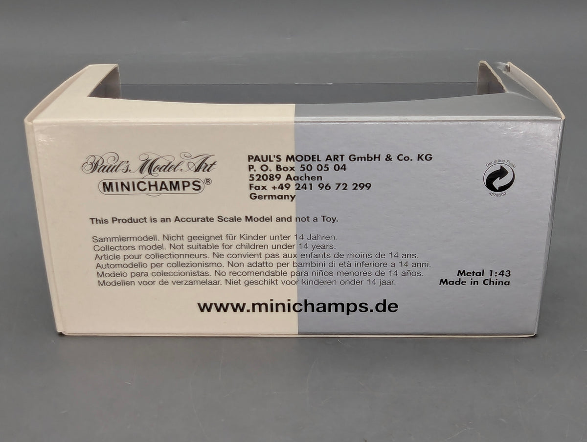 Modellautos 1:43 Minichamps Audi A8 4.2 Quattro MJ 2005 Nachtblau mit Dealer OVP