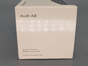 Modellautos 1:43 Minichamps Audi A8 4.2 Quattro MJ 2005 Nachtblau mit Dealer OVP