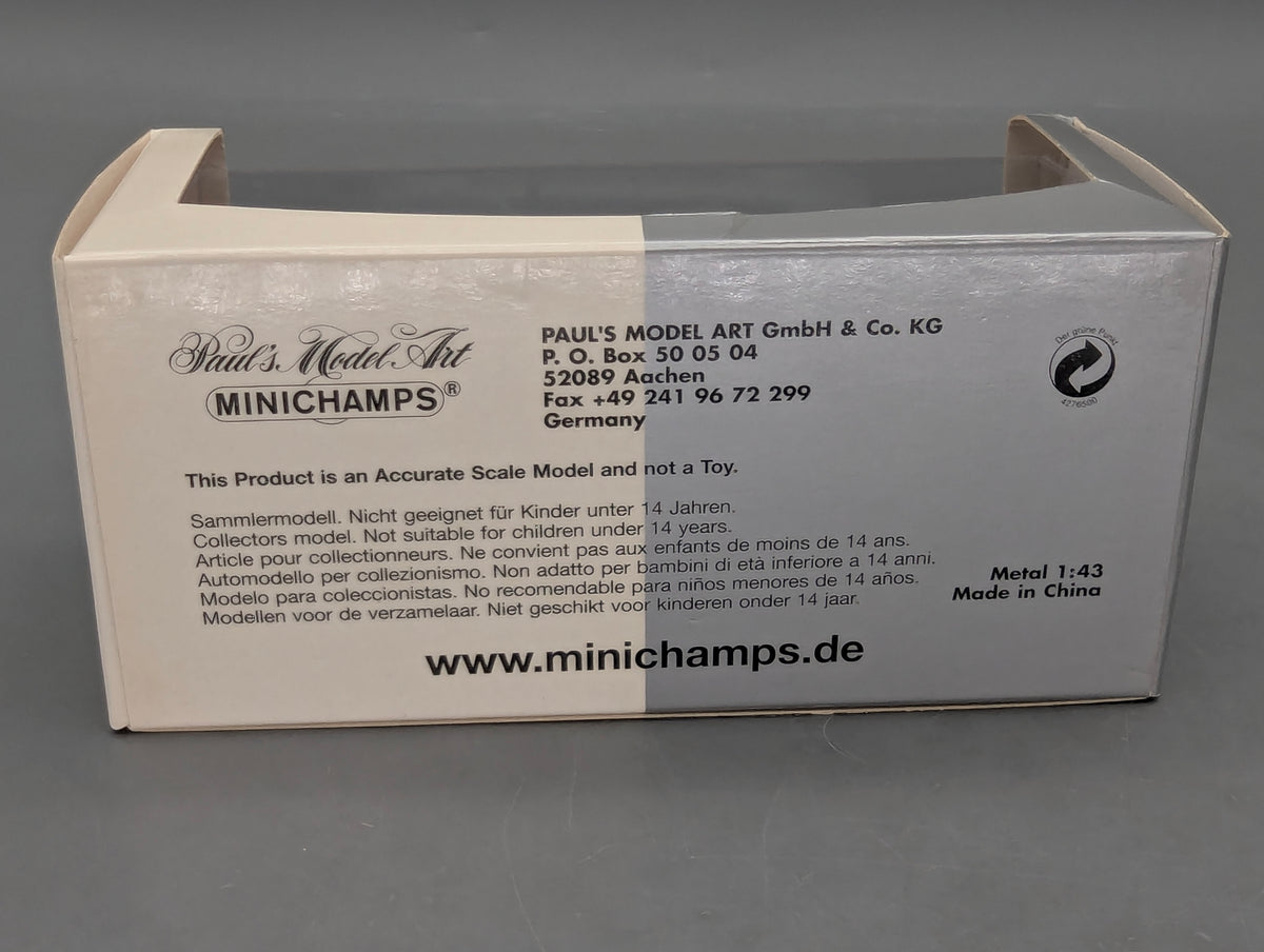 Modellautos 1:43 Minichamps Audi A4 3.2 Quattro 6-Gang Eissilber mit Dealer OVP