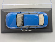 Modellautos 1:43 Minichamps Audi A4 3.2 Quattro Aruba Blau Metallic mit Dealer OVP