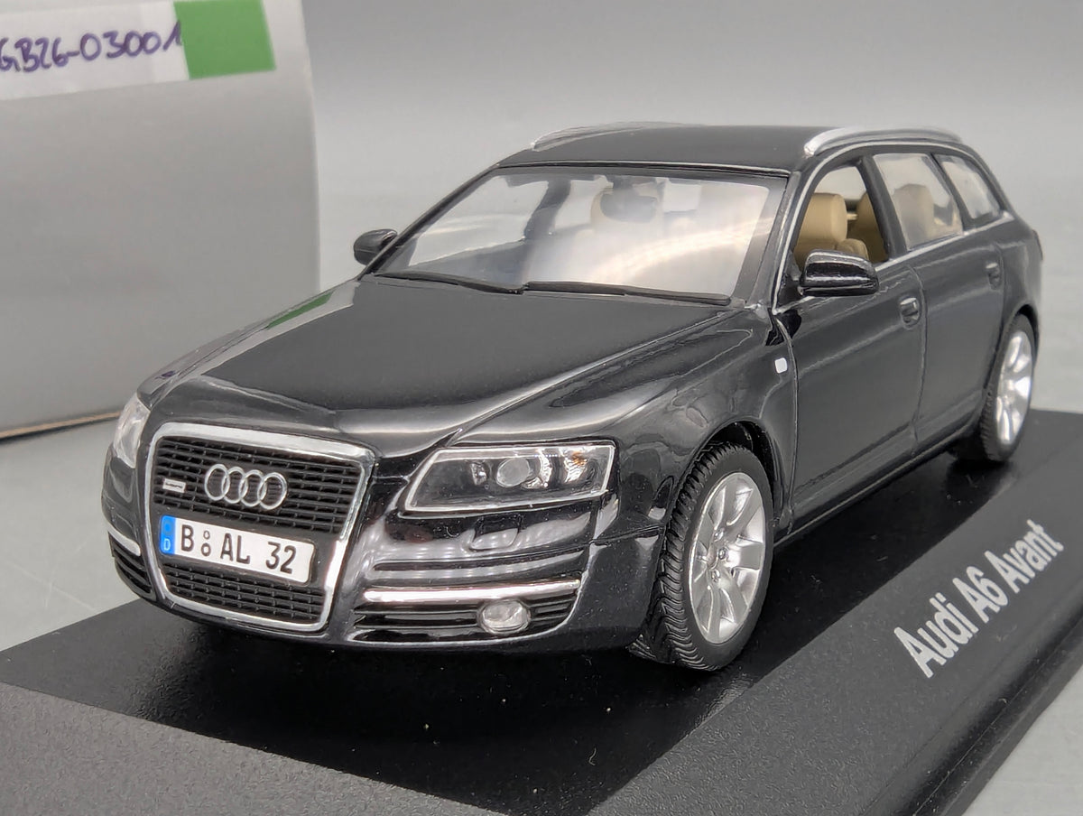 Modellautos 1:43 Minichamps Audi A6 3.2 Quattro Avant Grau Schwarz Metallic mit OVP