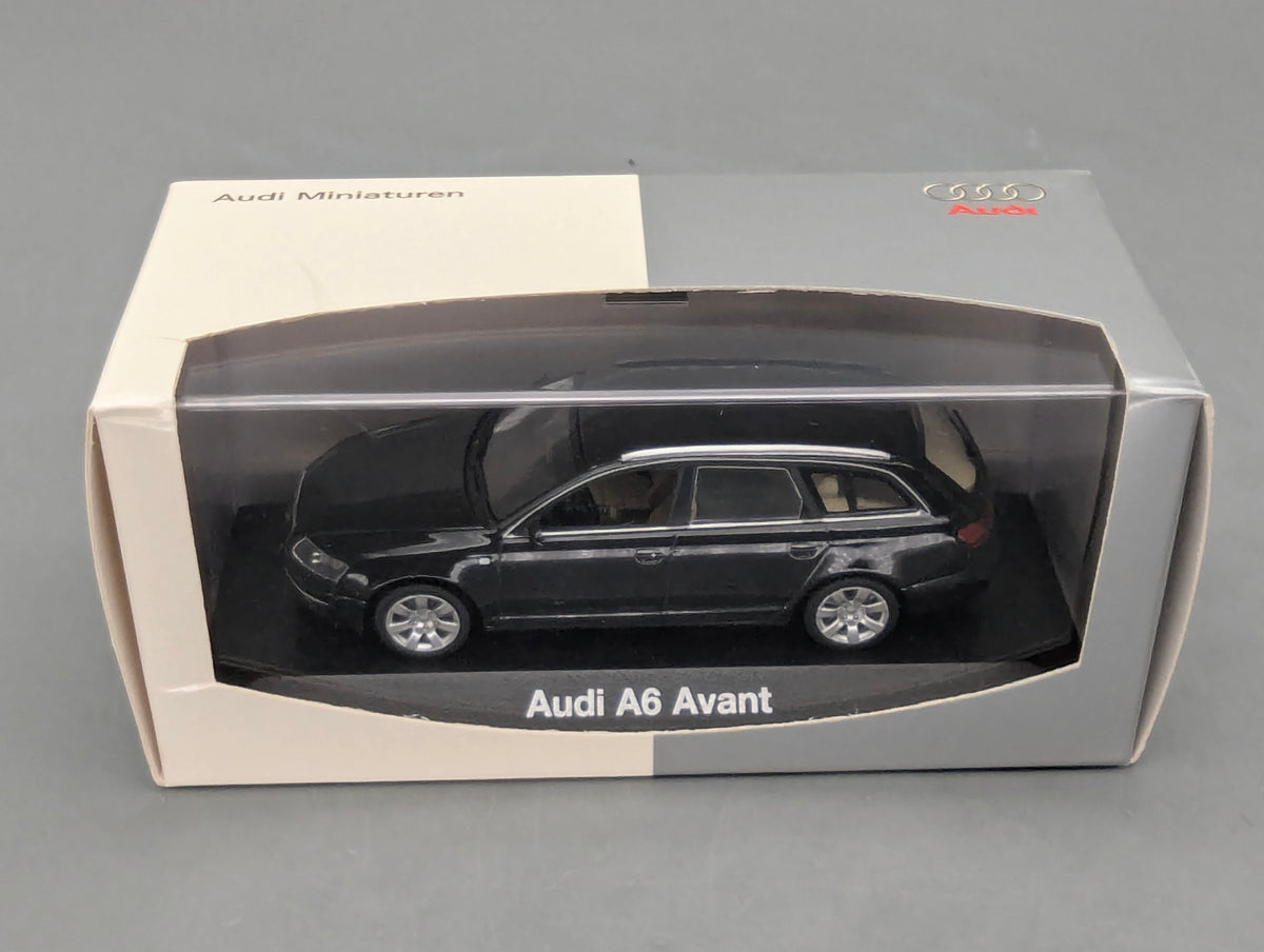 Modellautos 1:43 Minichamps Audi A6 3.2 Quattro Avant Grau Schwarz Metallic mit OVP