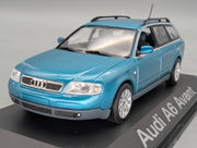 Modellautos 1:43 Minichamps Audi A6 2.8 Avant Türkis Metallic mit Dealer OVP