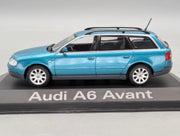 Modellautos 1:43 Minichamps Audi A6 2.8 Avant Türkis Metallic mit Dealer OVP