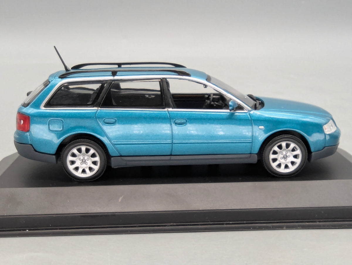 Modellautos 1:43 Minichamps Audi A6 2.8 Avant Türkis Metallic mit Dealer OVP