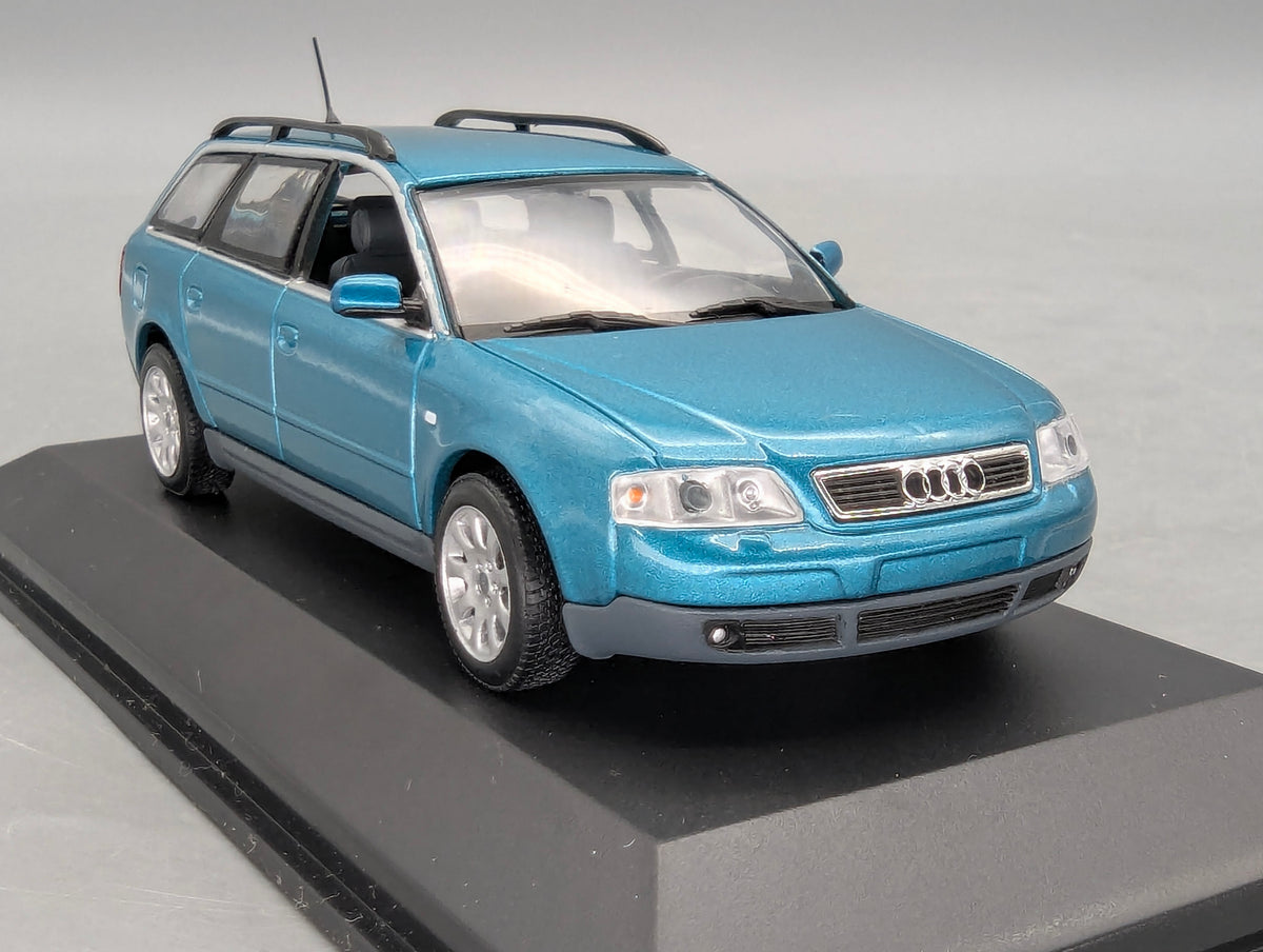 Modellautos 1:43 Minichamps Audi A6 2.8 Avant Türkis Metallic mit Dealer OVP