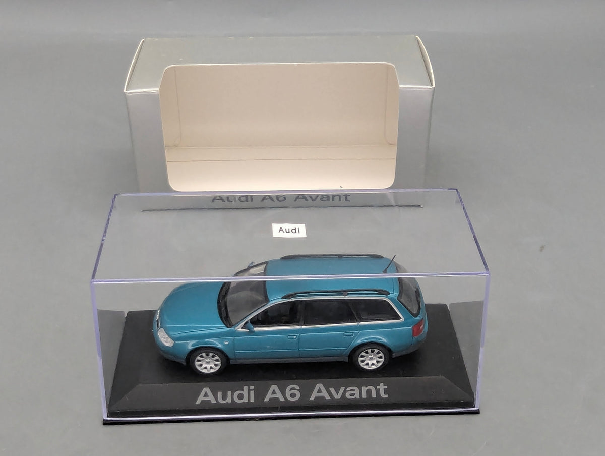 Modellautos 1:43 Minichamps Audi A6 2.8 Avant Türkis Metallic mit Dealer OVP