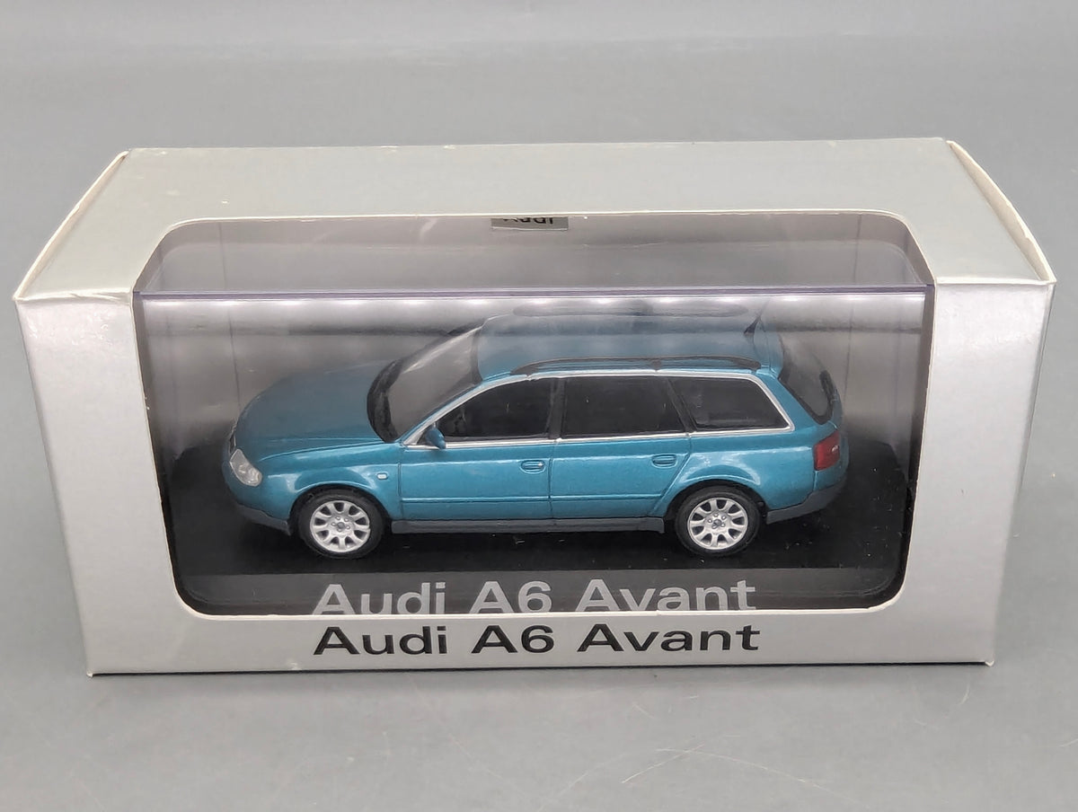 Modellautos 1:43 Minichamps Audi A6 2.8 Avant Türkis Metallic mit Dealer OVP