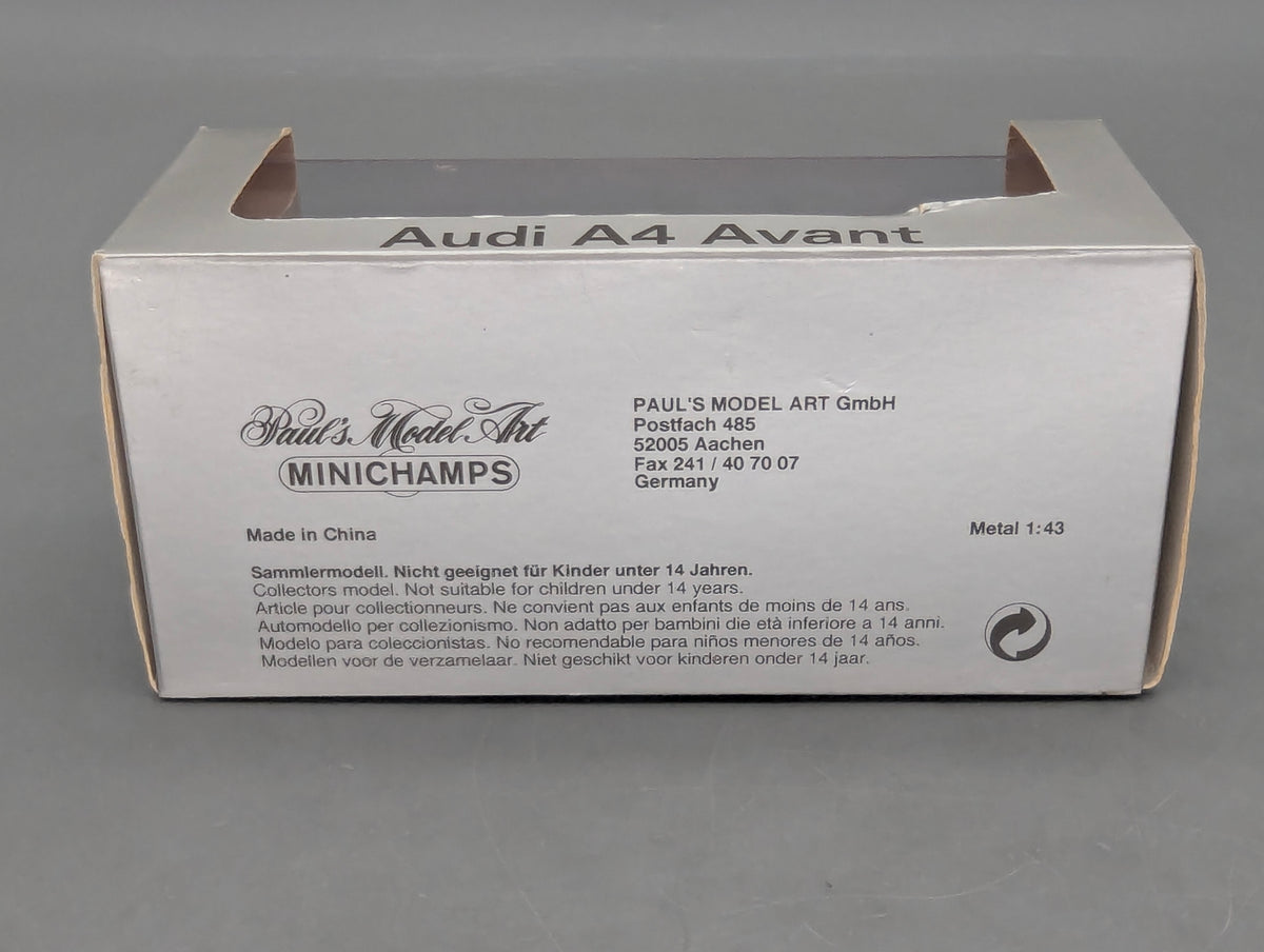 Modellautos 1:43 Minichamps Audi A4 Avant Rot mit Dealer OVP