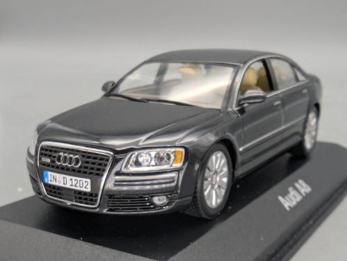 Automodell 1:43 Minichamps Audi A8 4.2 Quattro MJ 2005 Phantomschwarz Dealer OVP