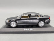 Modellautos 1:43 Minichamps Audi A8 4.2 Quattro MJ 2005 Phantomschwarz mit Dealer OVP