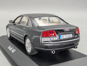 Modellautos 1:43 Minichamps Audi A8 4.2 Quattro MJ 2005 Phantomschwarz mit Dealer OVP