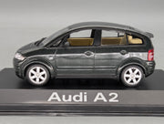 Modellautos 1:43 Minichamps Audi A2 Dunkel Grün-Grau Metallic mit Dealer OVP
