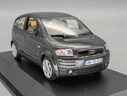 Modellautos 1:43 Minichamps Audi A2 Dunkel Grün-Grau Metallic mit Dealer OVP