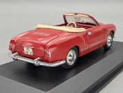 Modellautos 1:43 Minichamps Volkswagen VW Karmann Ghia Cabrio Rot mit OVP