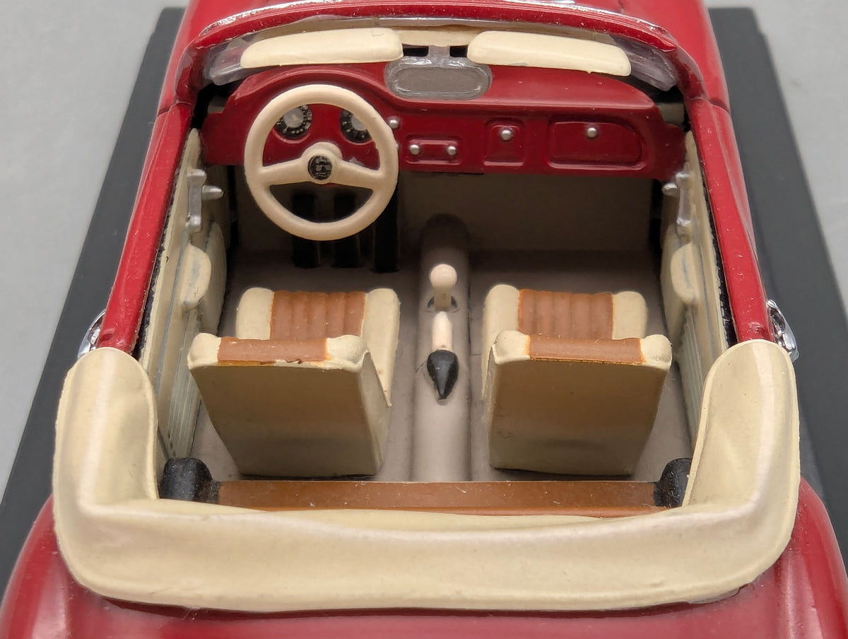 Modellautos 1:43 Minichamps Volkswagen VW Karmann Ghia Cabrio Rot mit OVP