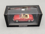 Modellautos 1:43 Minichamps Volkswagen VW Karmann Ghia Cabrio Rot mit OVP