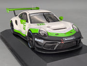 Modellautos 1:43 Minichamps Porsche 911 GT3R Weiß Grün Schwarz mit WAP Dealer OVP