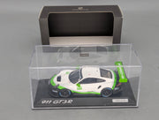 Modellautos 1:43 Minichamps Porsche 911 GT3R Weiß Grün Schwarz mit WAP Dealer OVP