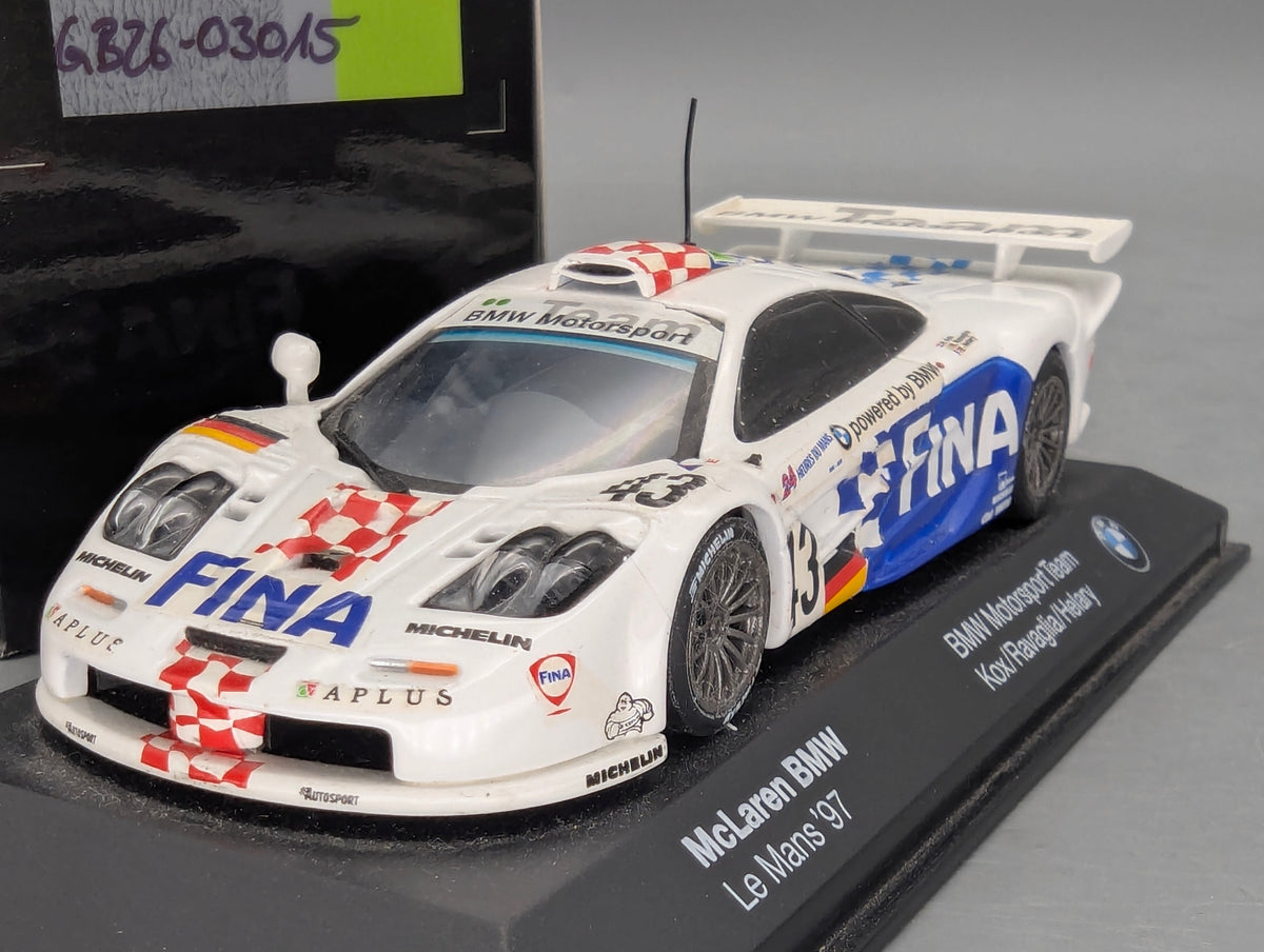 Modellautos 1:43 Minichamps McLaren BMW 24h Le Mans 1997 #43 mit Dealer OVP