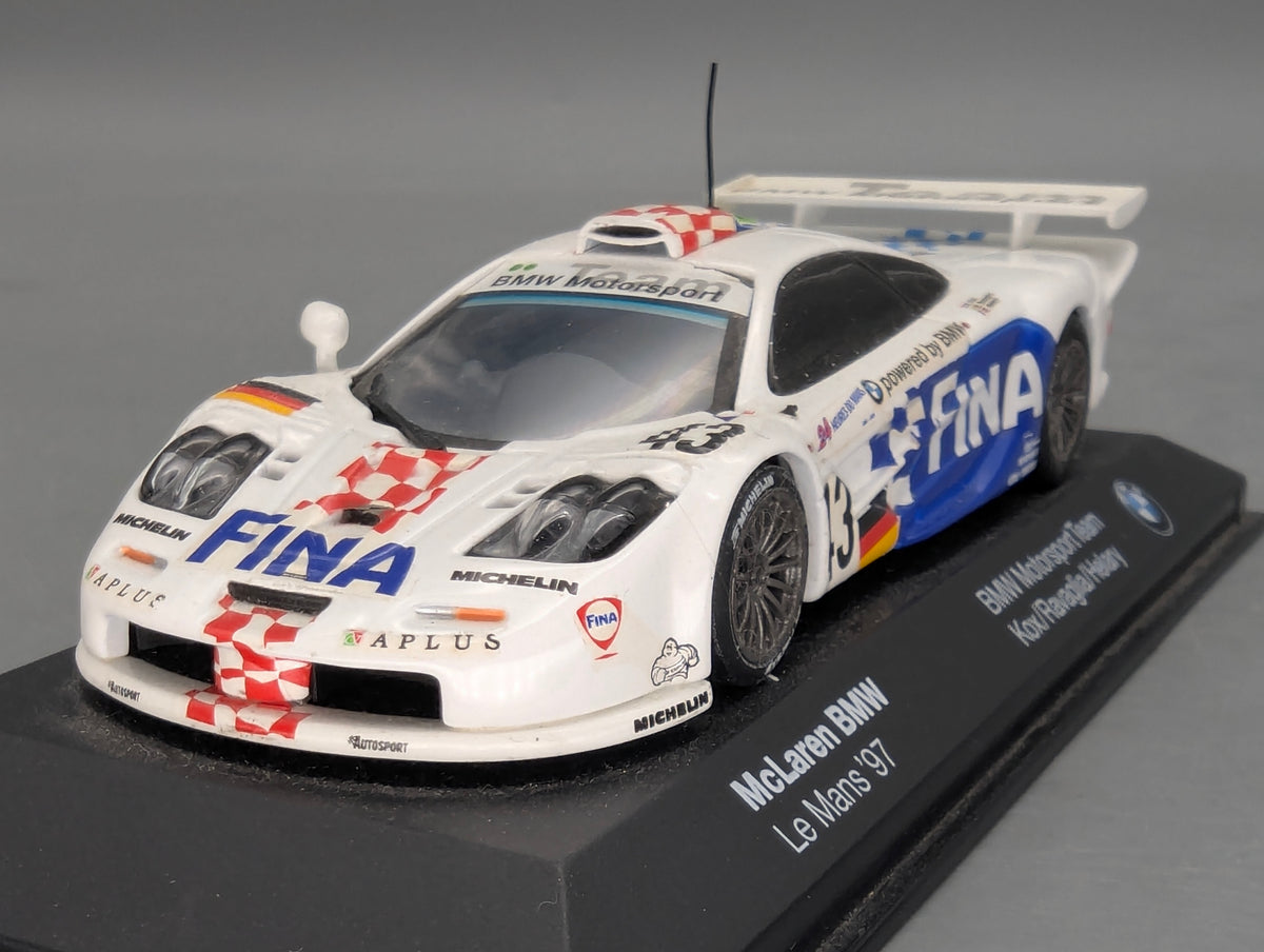 Modellautos 1:43 Minichamps McLaren BMW 24h Le Mans 1997 #43 mit Dealer OVP