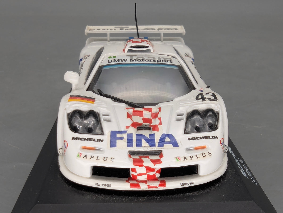 Modellautos 1:43 Minichamps McLaren BMW 24h Le Mans 1997 #43 mit Dealer OVP