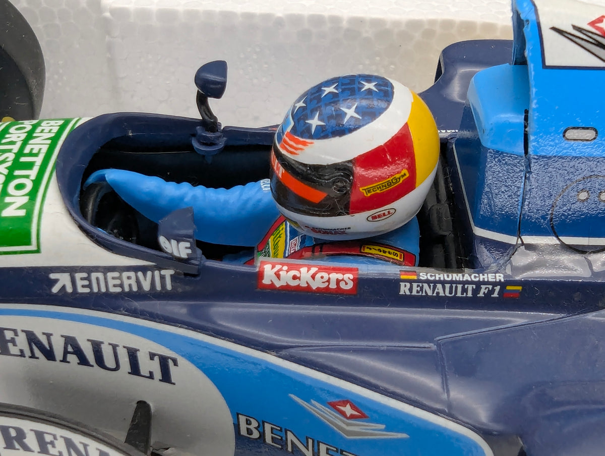 Modellautos 1:18 Minichamps Benetton Renault B195 GP Germany 1995 #1 M. Schumacher OVP