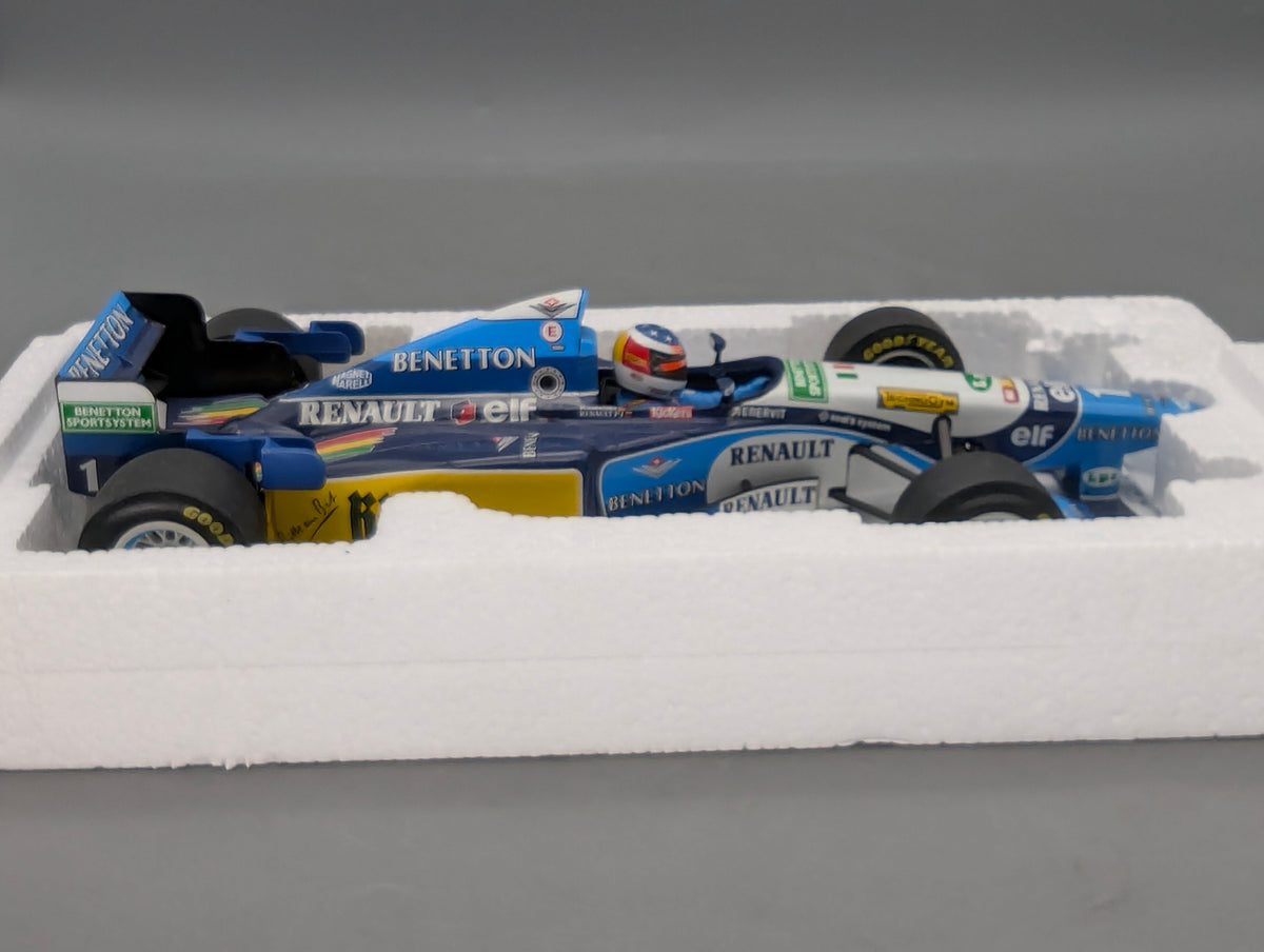 Modellautos 1:18 Minichamps Benetton Renault B195 GP Germany 1995 #1 M. Schumacher OVP