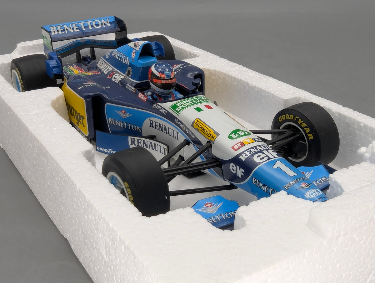 Modellautos 1:18 Minichamps Benetton Renault B195 GP Germany 1995 #1 M. Schumacher OVP