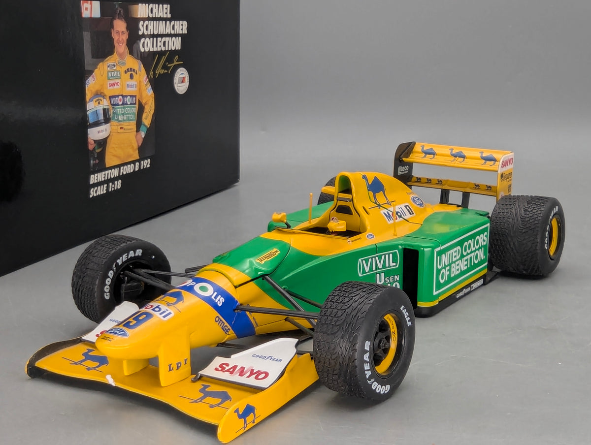 Modellautos 1:18 Minichamps Benetton Ford B192 #19 M. Schumacher OVP
