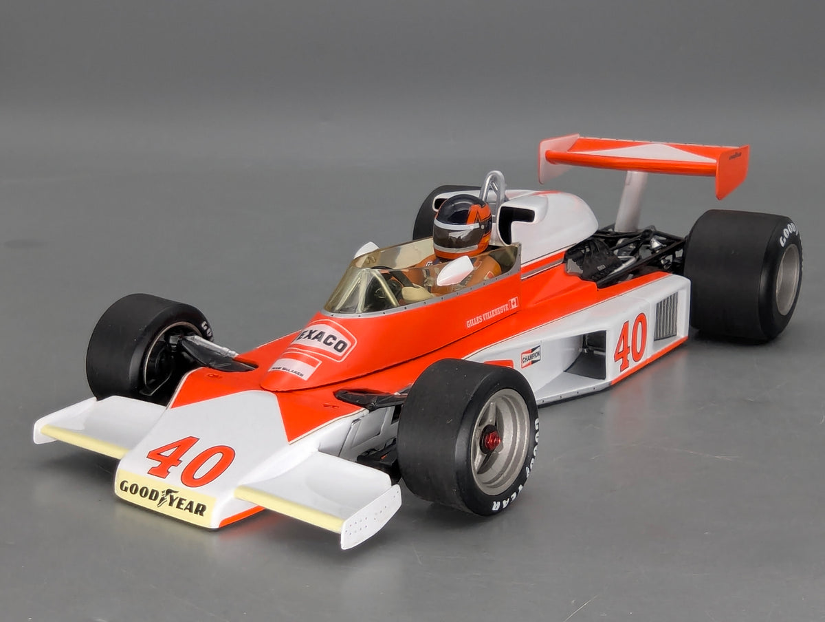 Modellautos 1:18 Minichamps McLaren Ford M23 GB GP 1977 #40 G. Villeneuve mit OVP