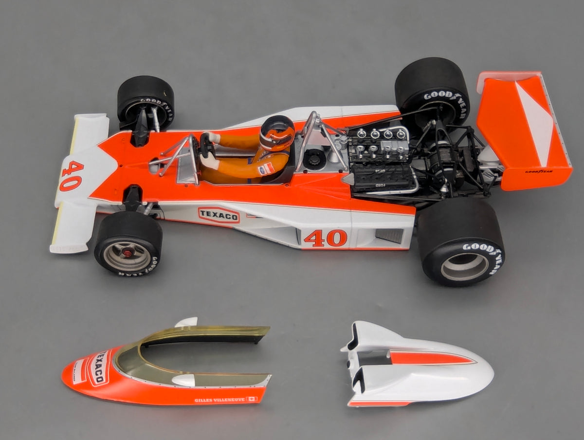 Modellautos 1:18 Minichamps McLaren Ford M23 GB GP 1977 #40 G. Villeneuve mit OVP