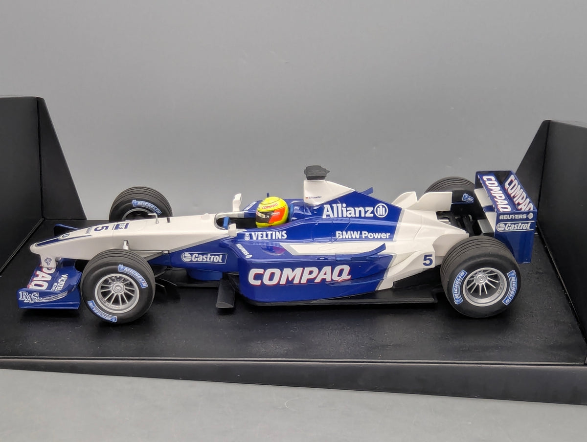 Modellautos 1:18 Minichamps Williams BMW FW23 1st WIN 2001 #5 R. Schumacher OVP